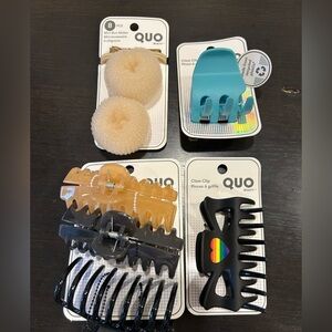 Bundle of Quo Claw Clips and Hair Accessories